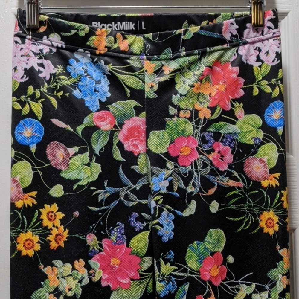 Blackmilk size L leggings Bloom Loom HWMF